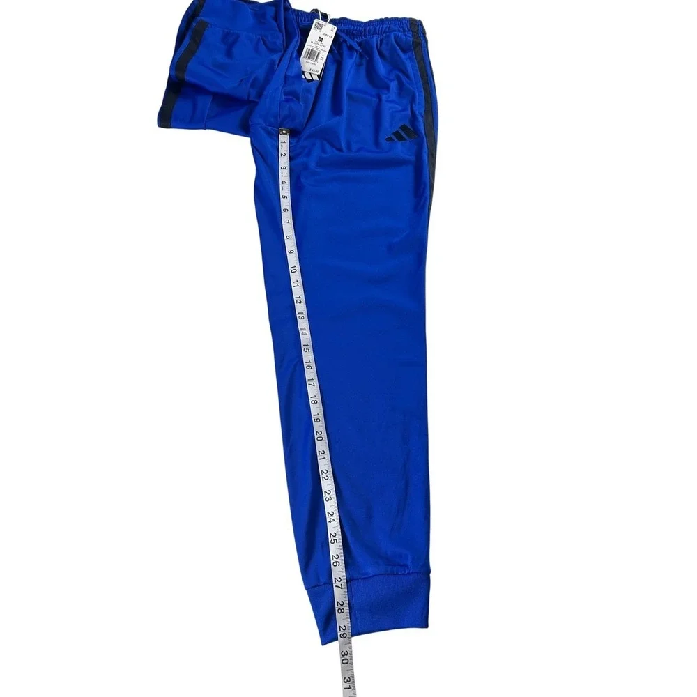 Adidas Mens M 3S‎ TR RT PT Track Pants Team Blue Straight Leg JI8813 Size M NWT